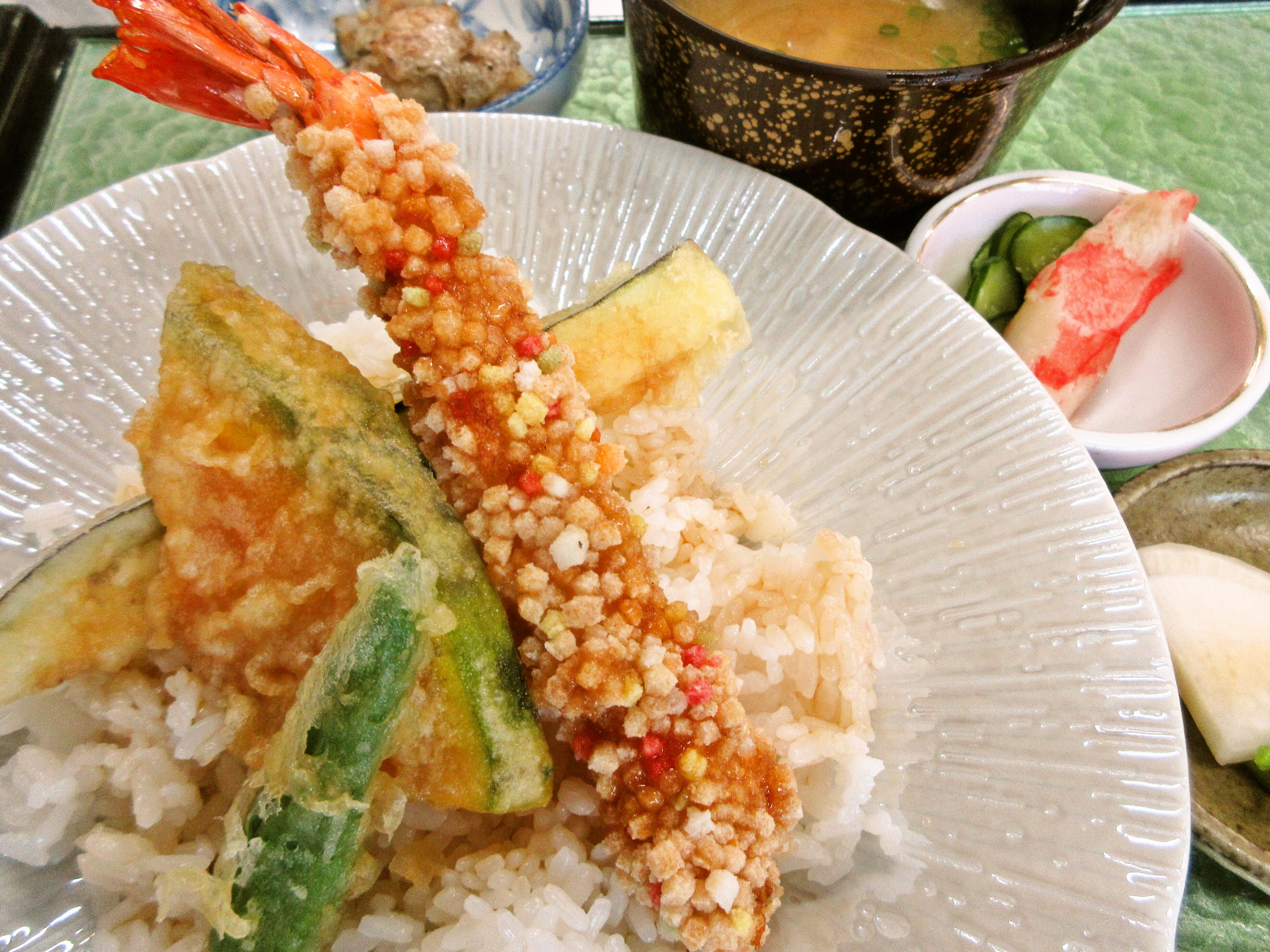 大海老変わり揚げ天丼