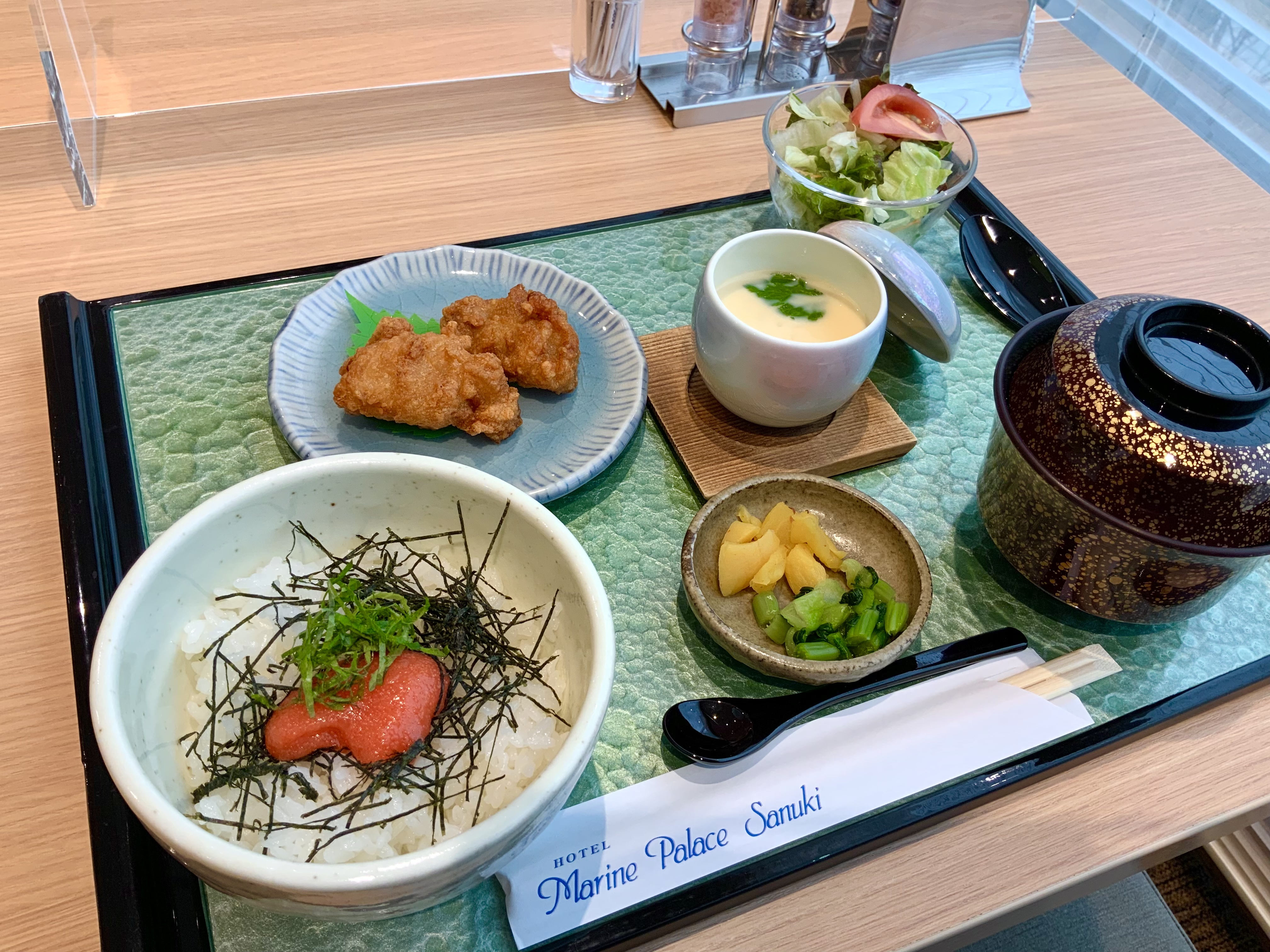 博多明太子丼＆茶碗蒸し