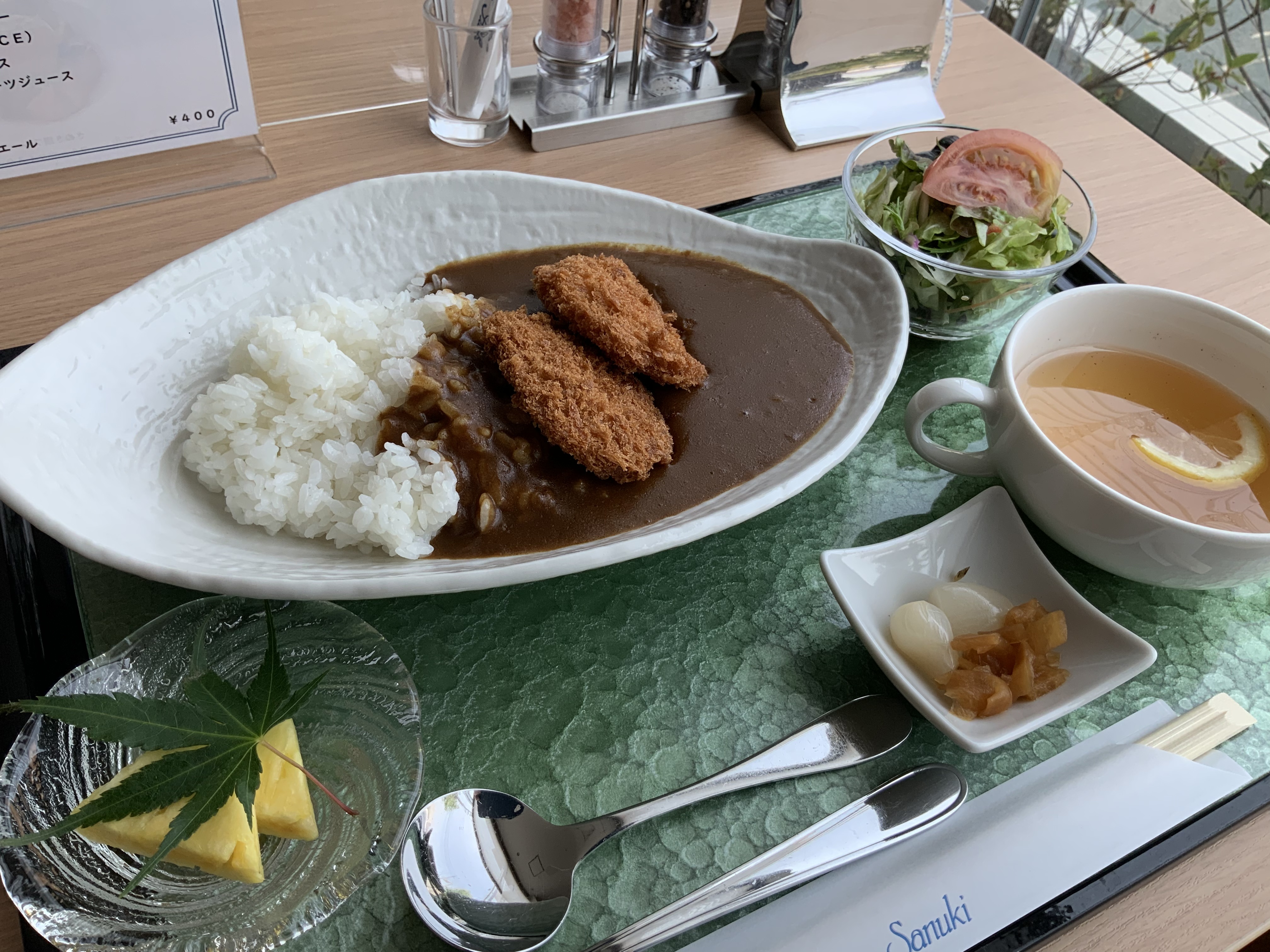 ヒレカツカレー