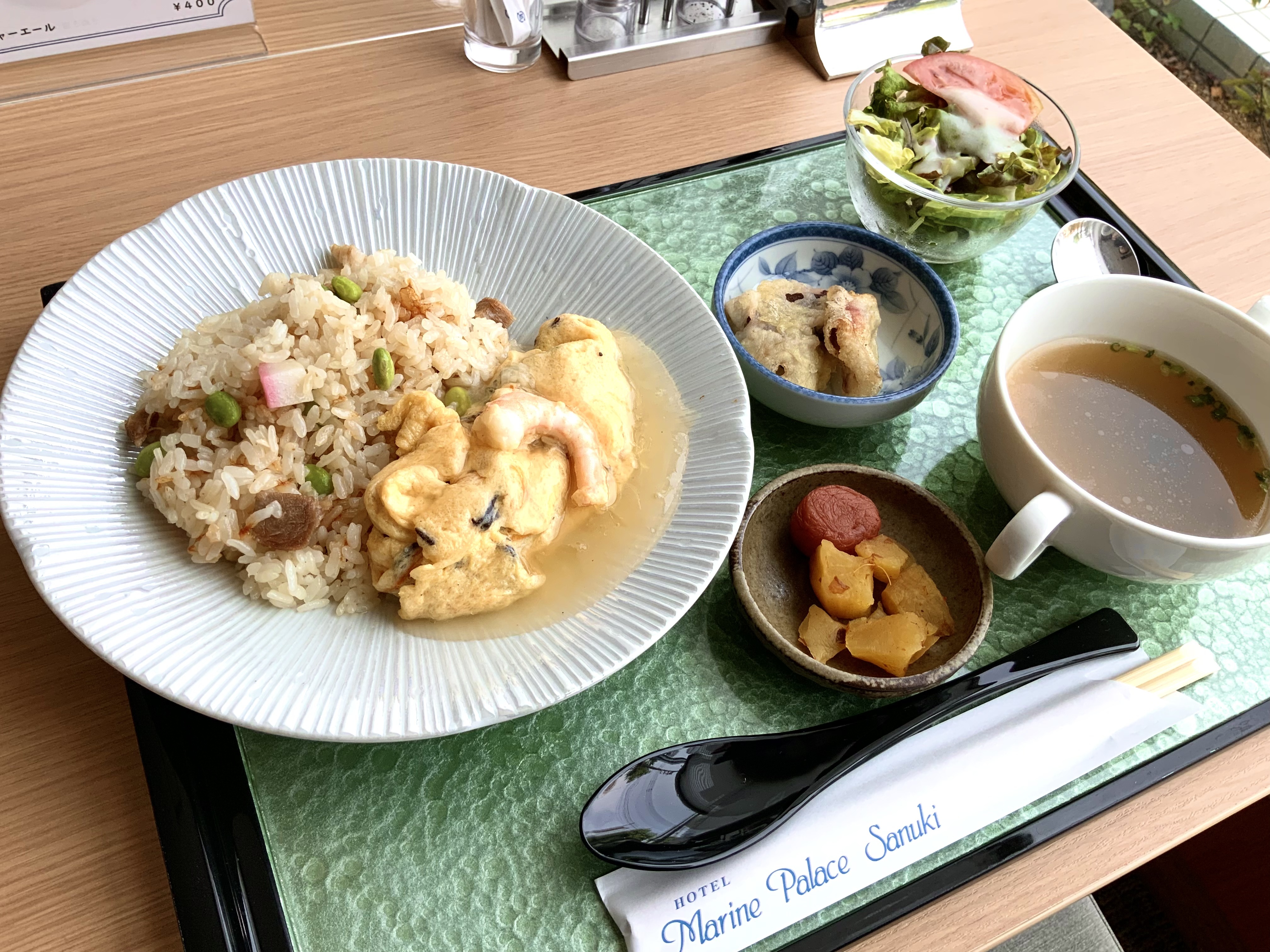 海老玉あんかけ＆中華風かやくご飯