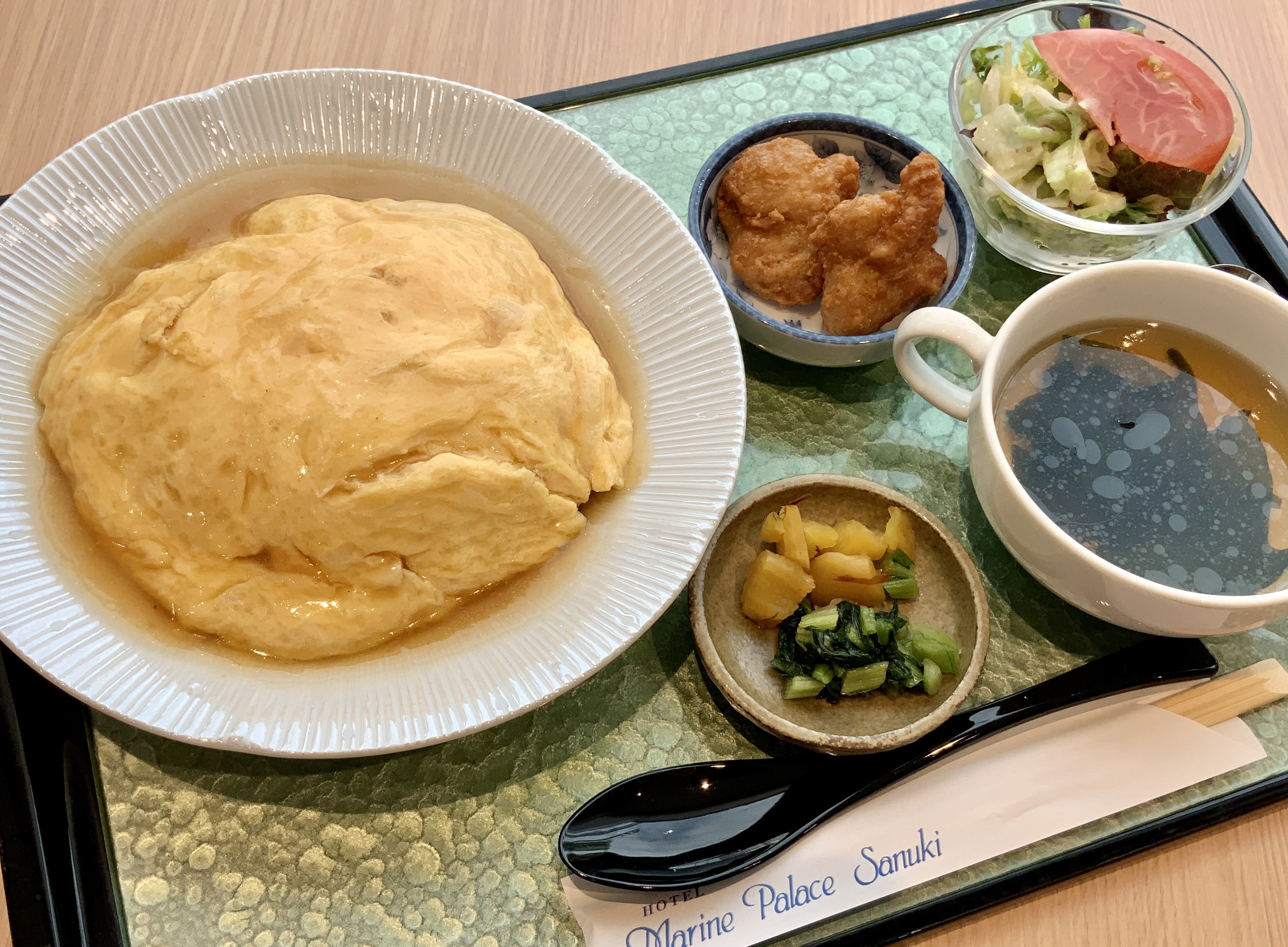 ☆NEW☆海老入り天津飯＆唐揚げ