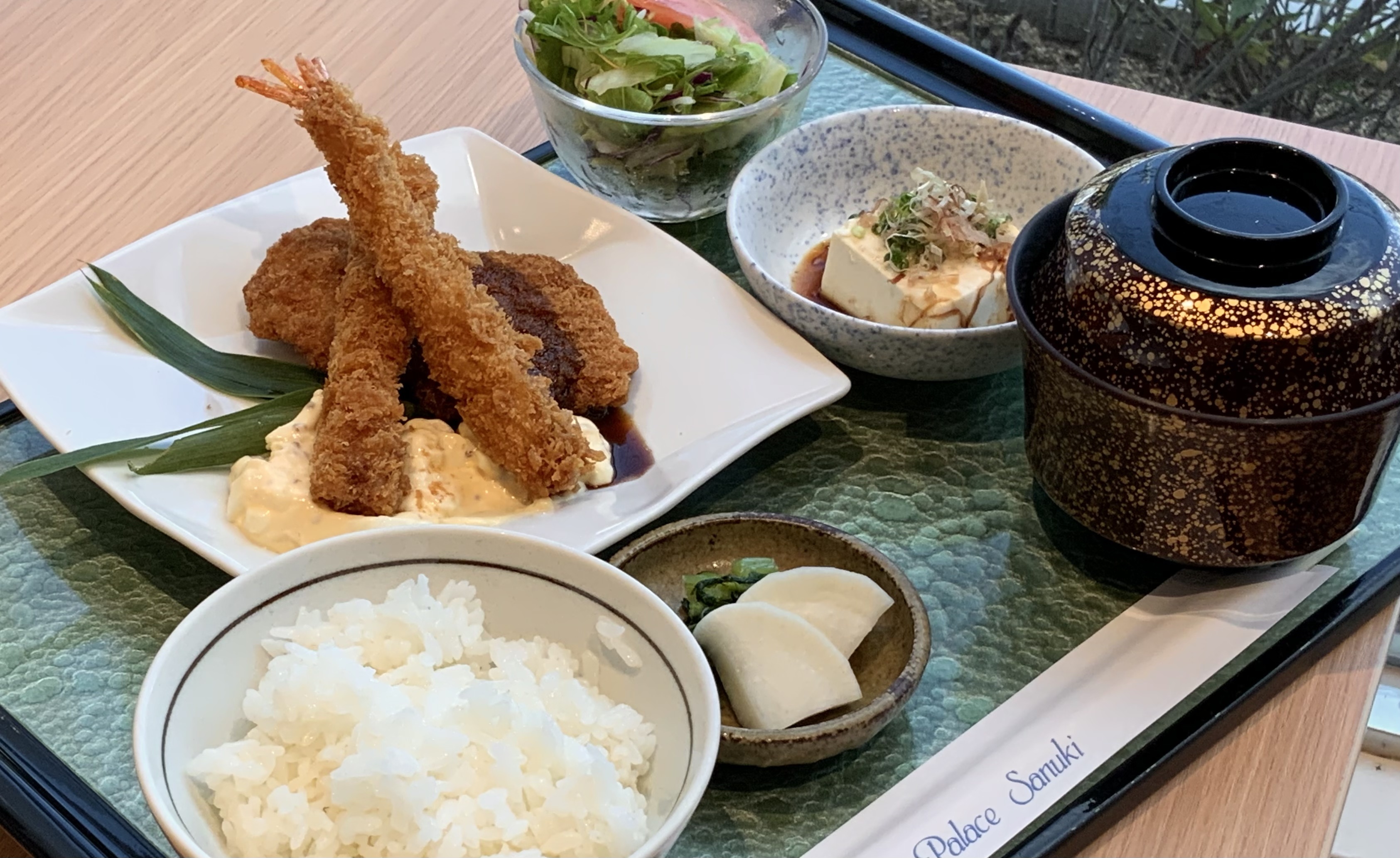 海老フライ＆ヒレカツ定食