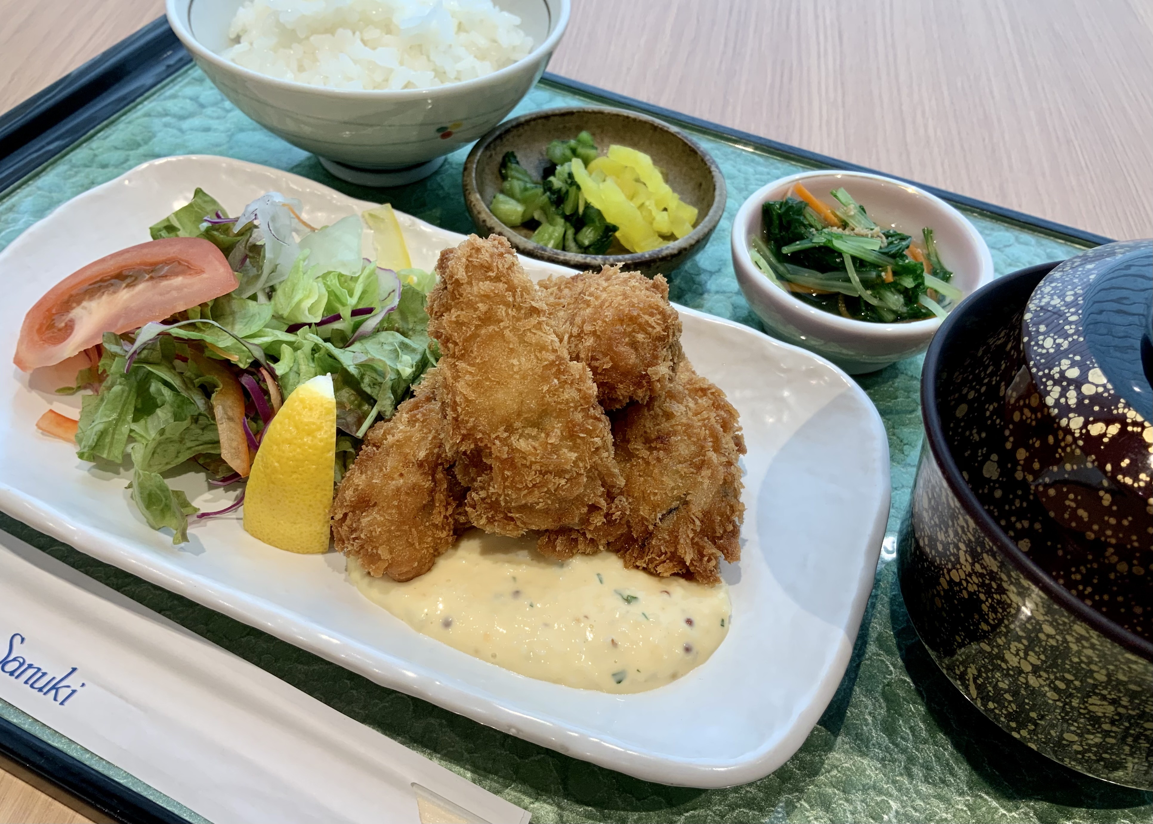 ☆NEW☆解禁　広島産牡蠣フライ定食