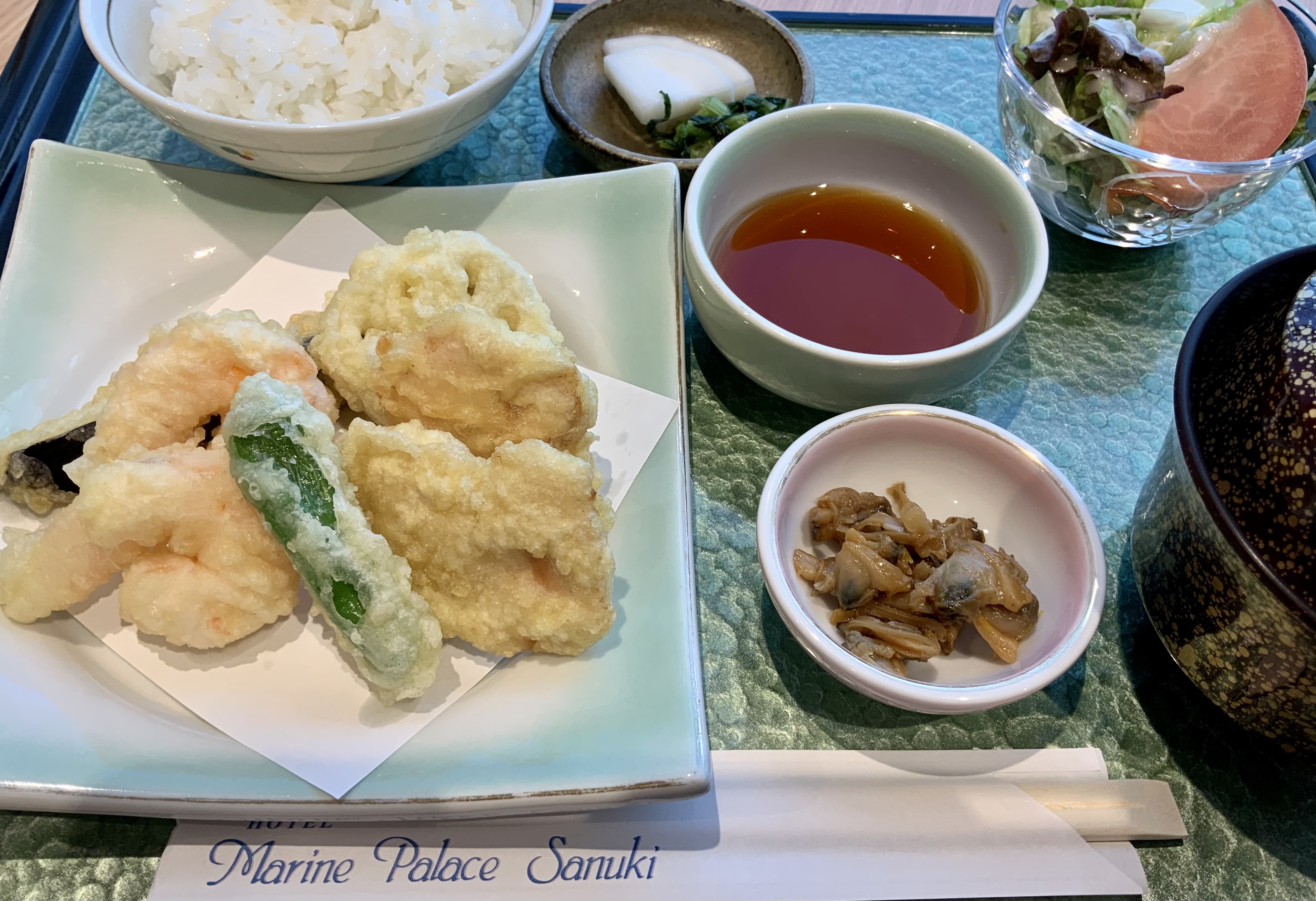 海老&鶏天麩羅定食