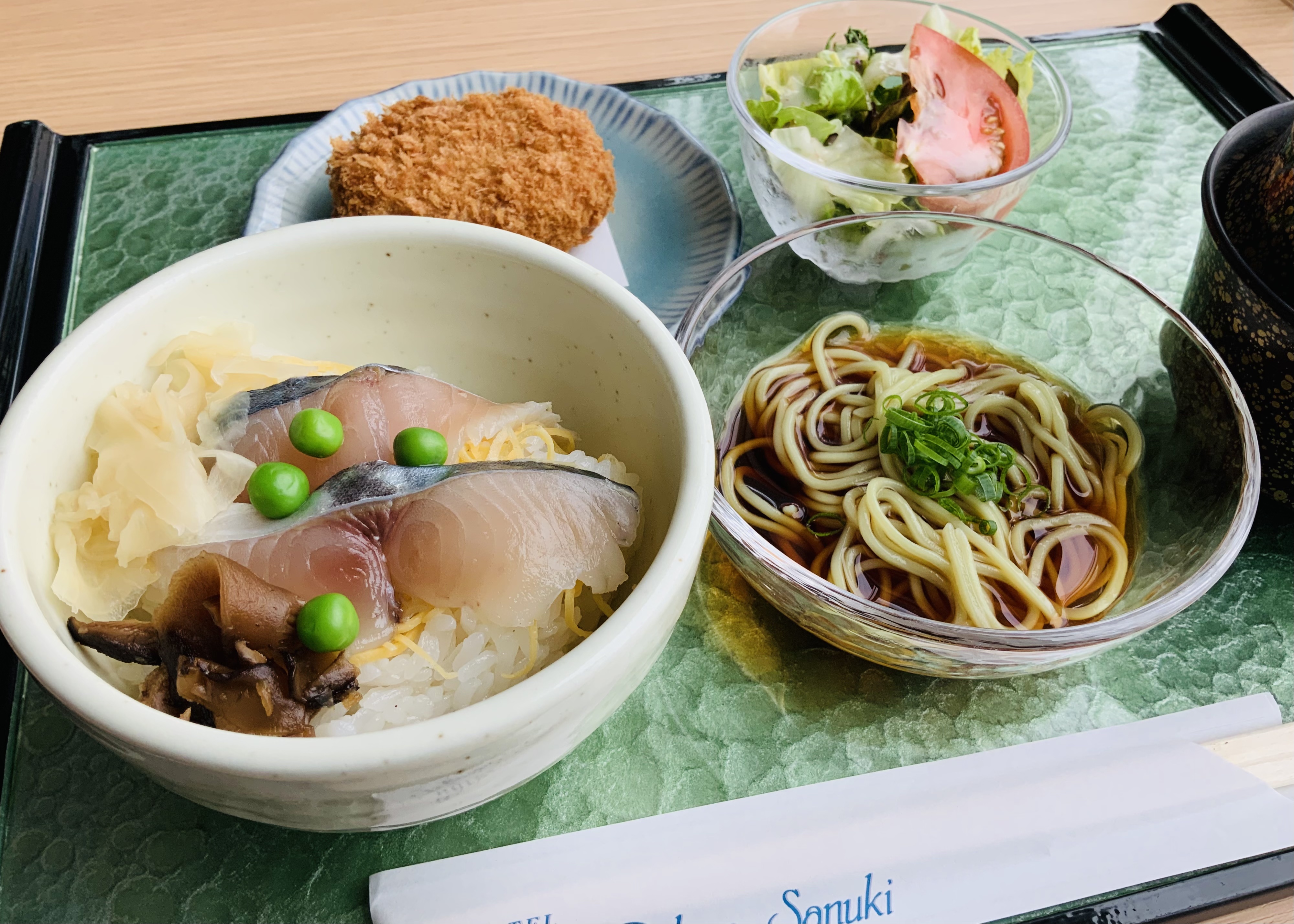  ☆NEW☆香川県産鰆ちらし寿司 高瀬茶蕎麦   