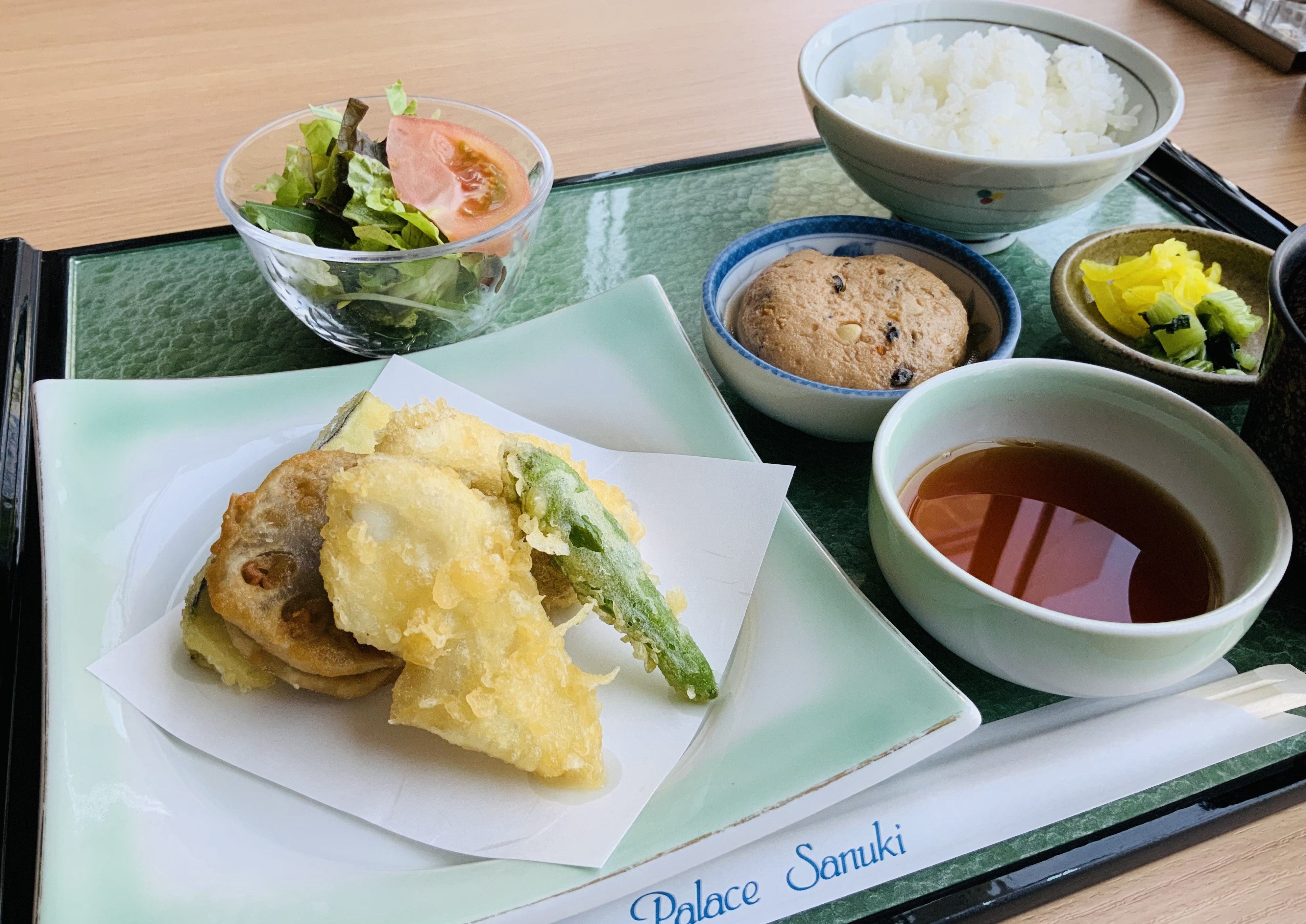 オリーブ豚冷しゃぶ定食