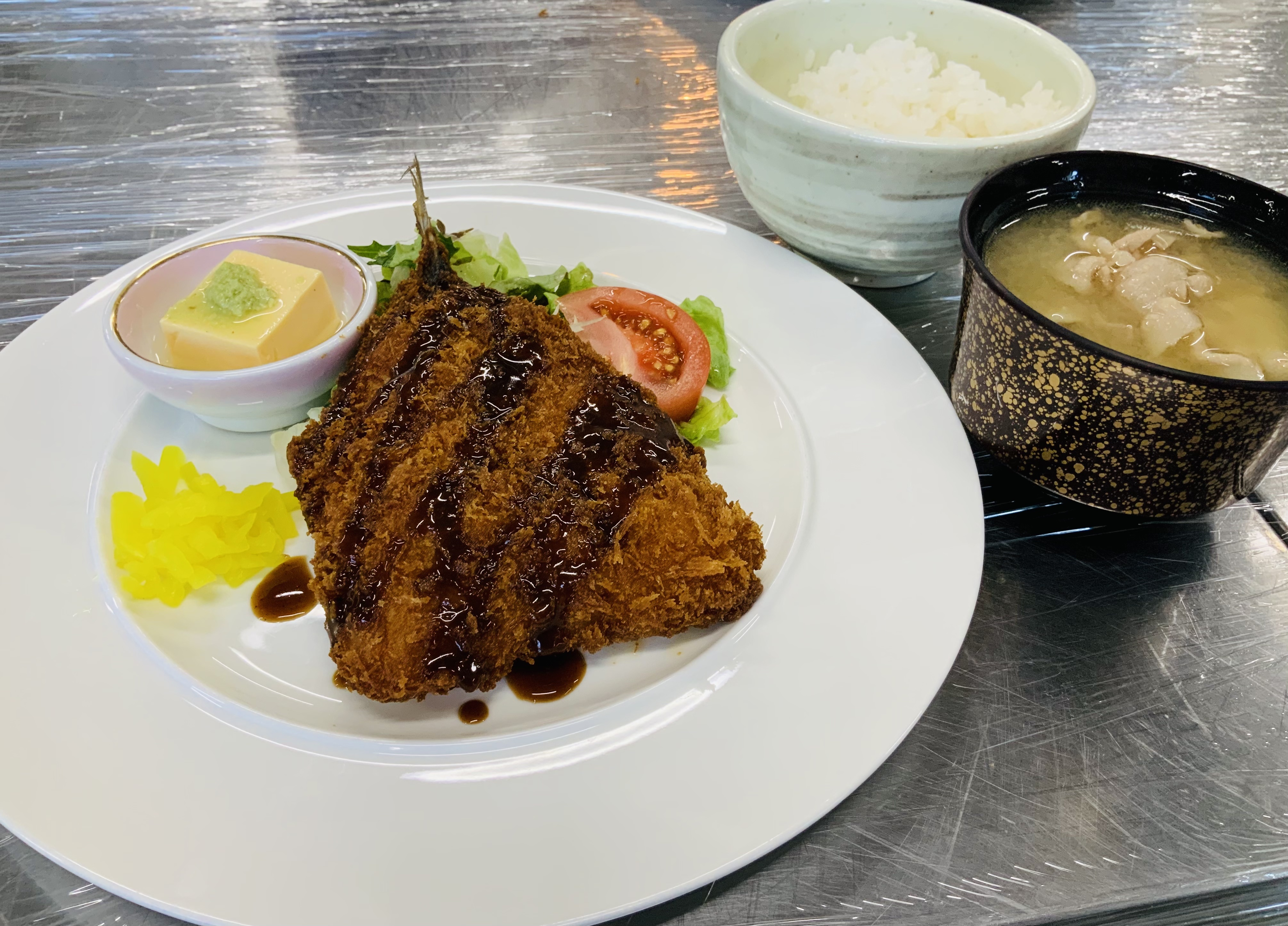 特製アジフライ＆豚汁