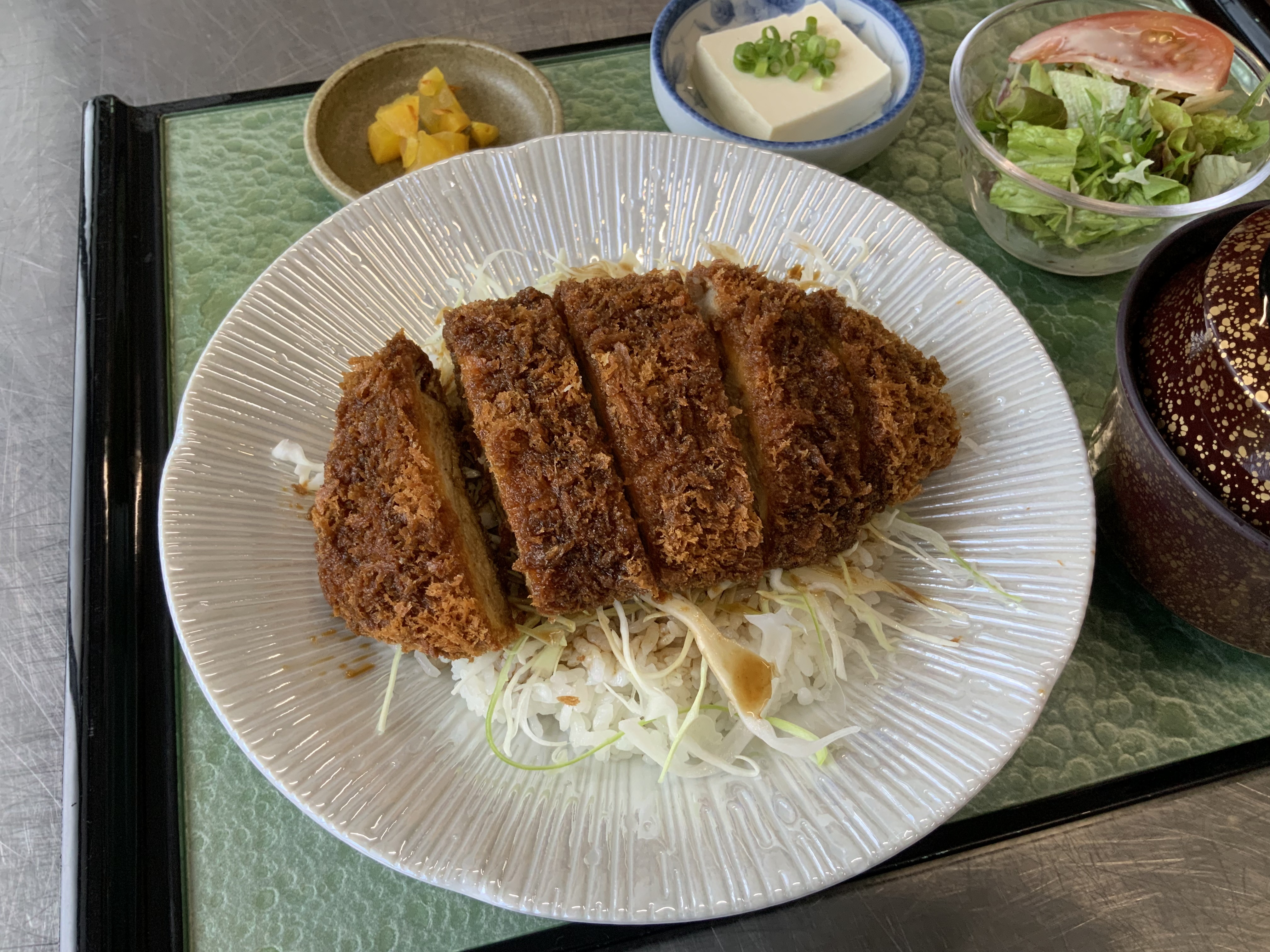 特製ソースカツ丼（冷奴付き）