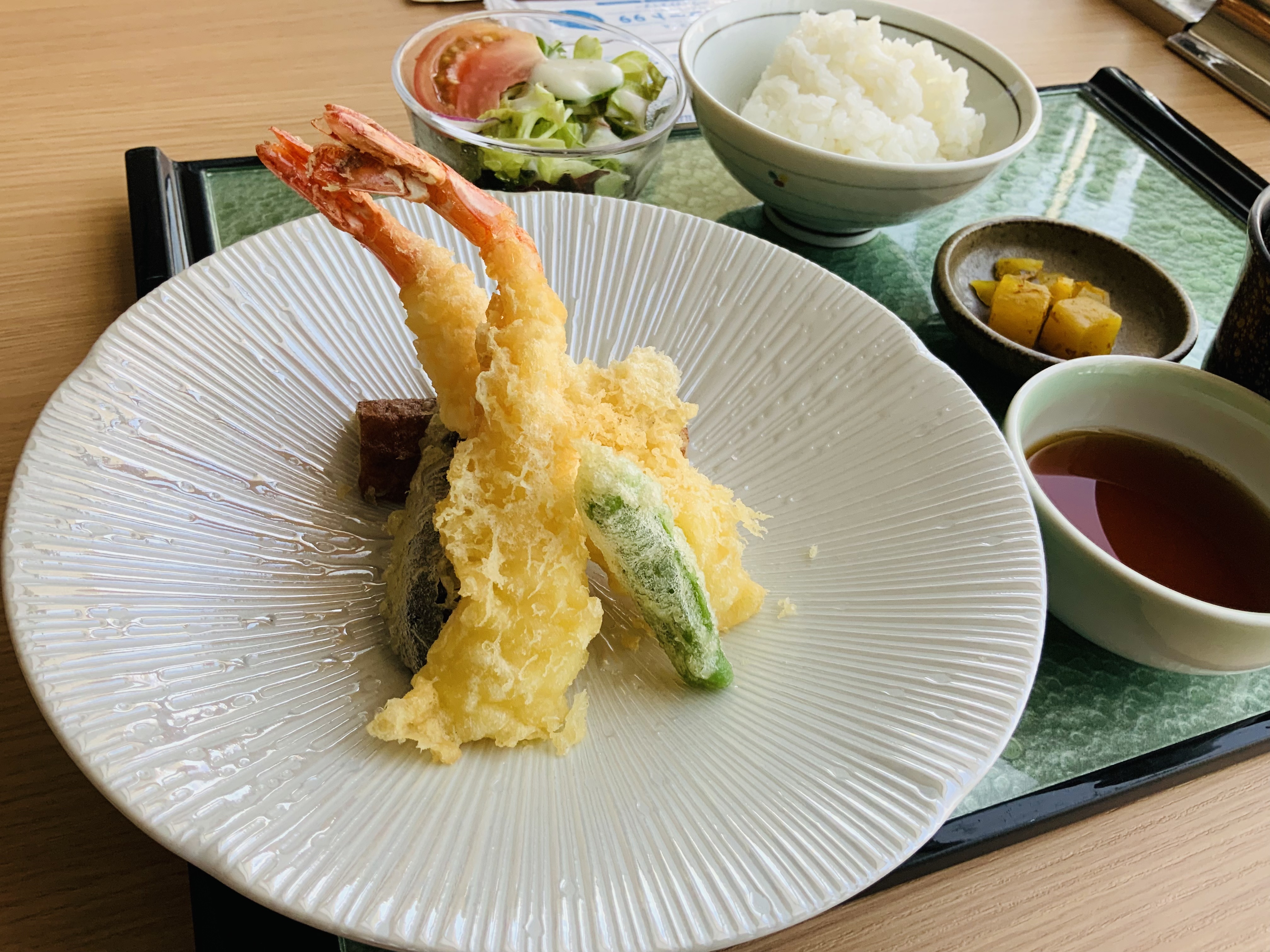 海老天婦羅2本付け定食