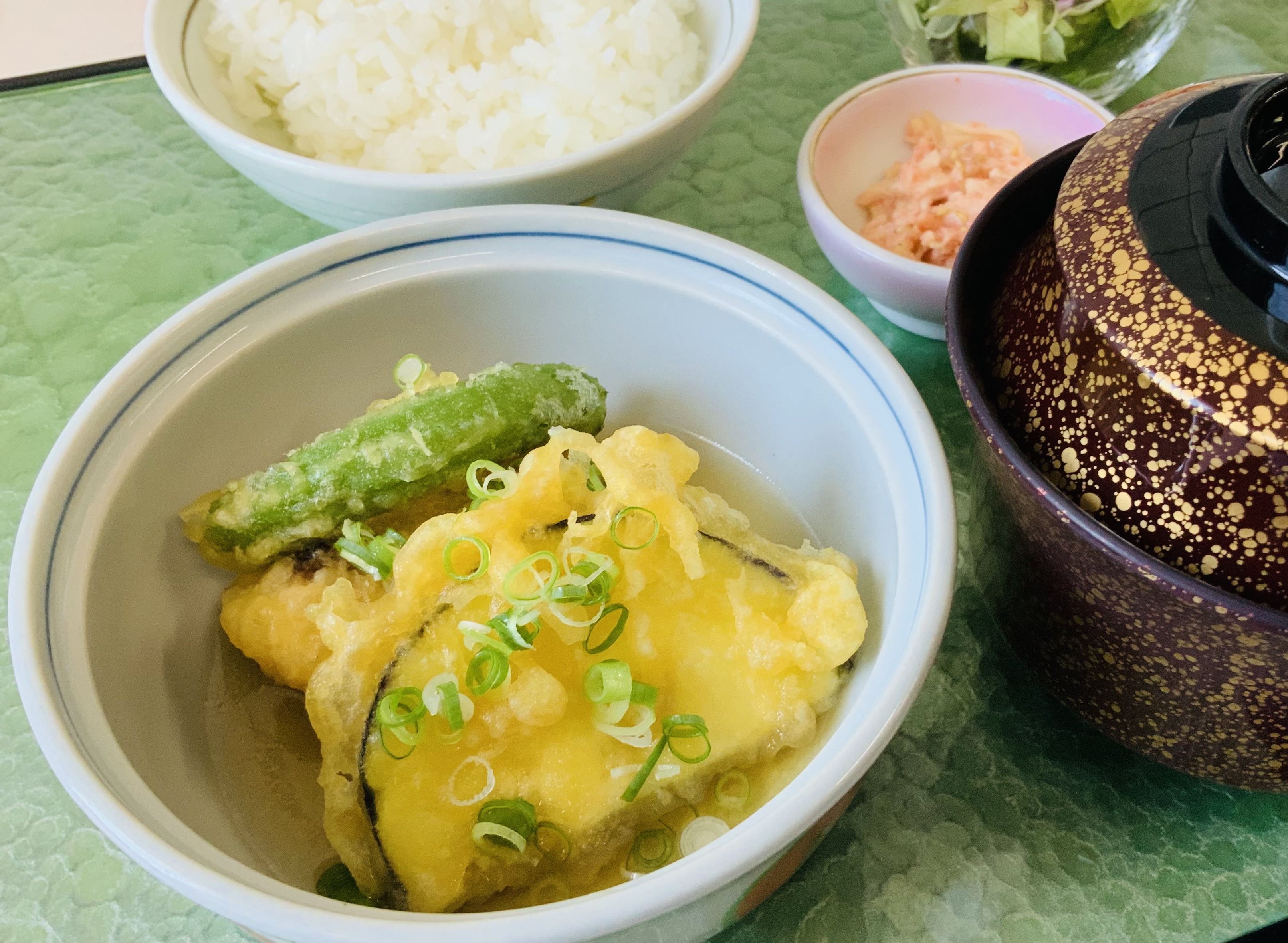 地魚と三豊茄子揚出汁