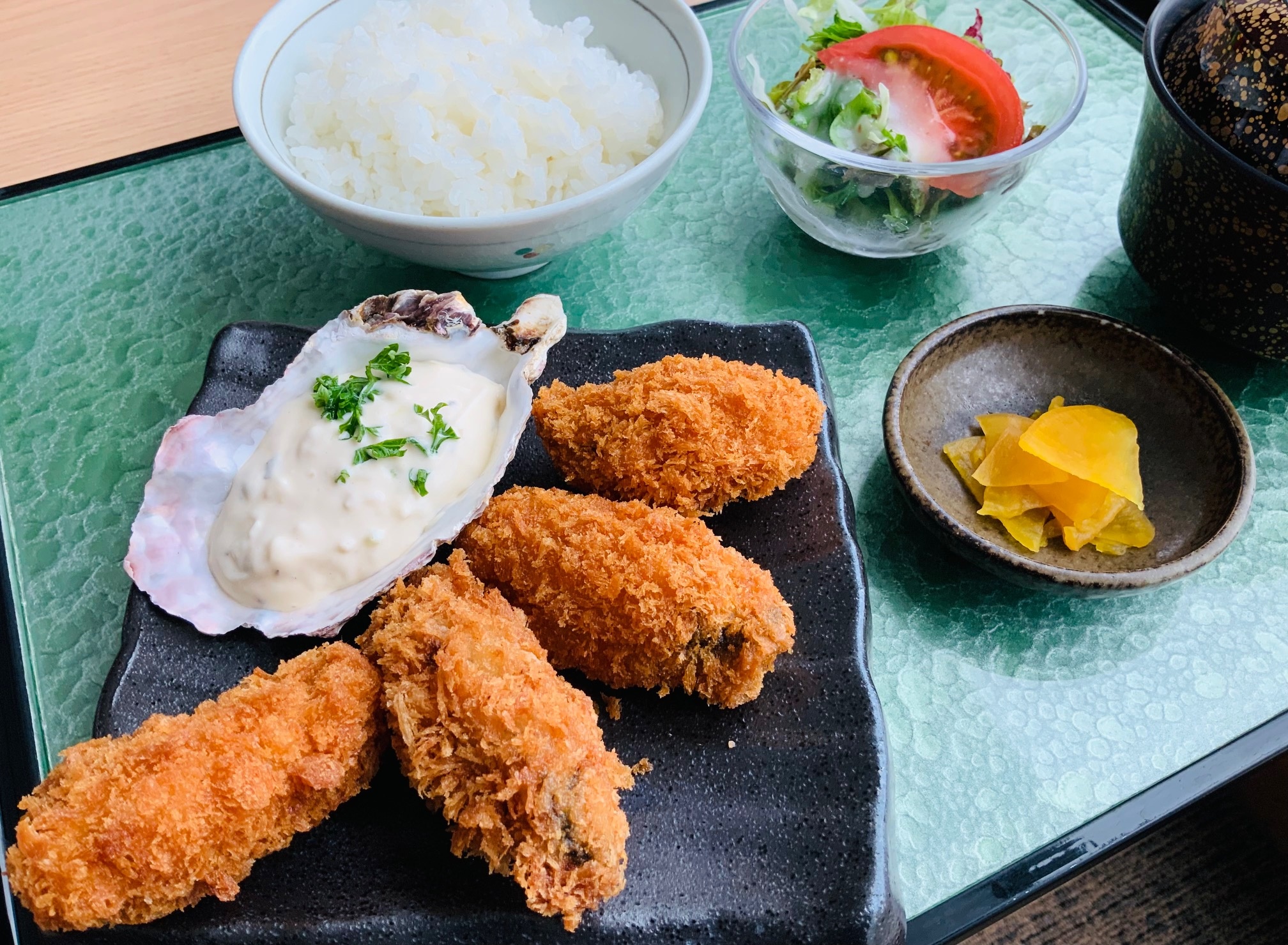 解禁！広島産牡蠣フライ定食