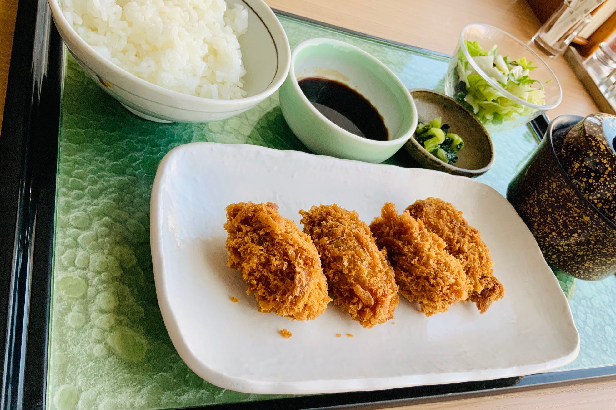 広島産牡蠣フライ定食