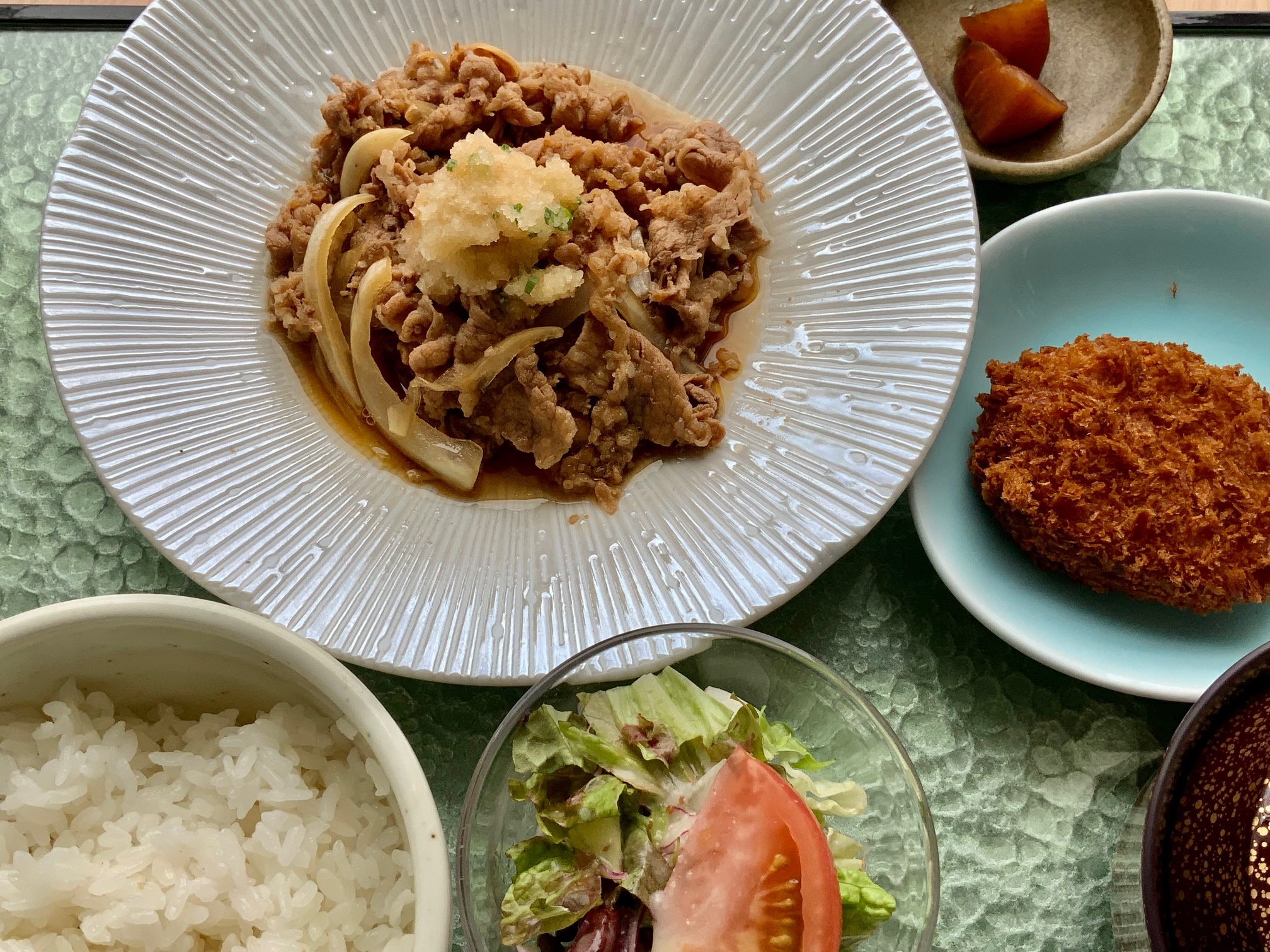 牛すき煮定食