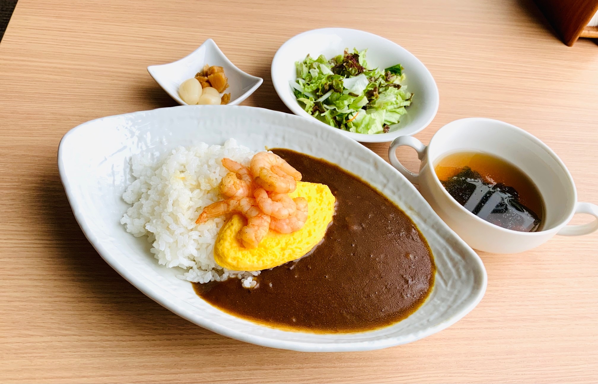 NEW　海老＆オムレツカレー