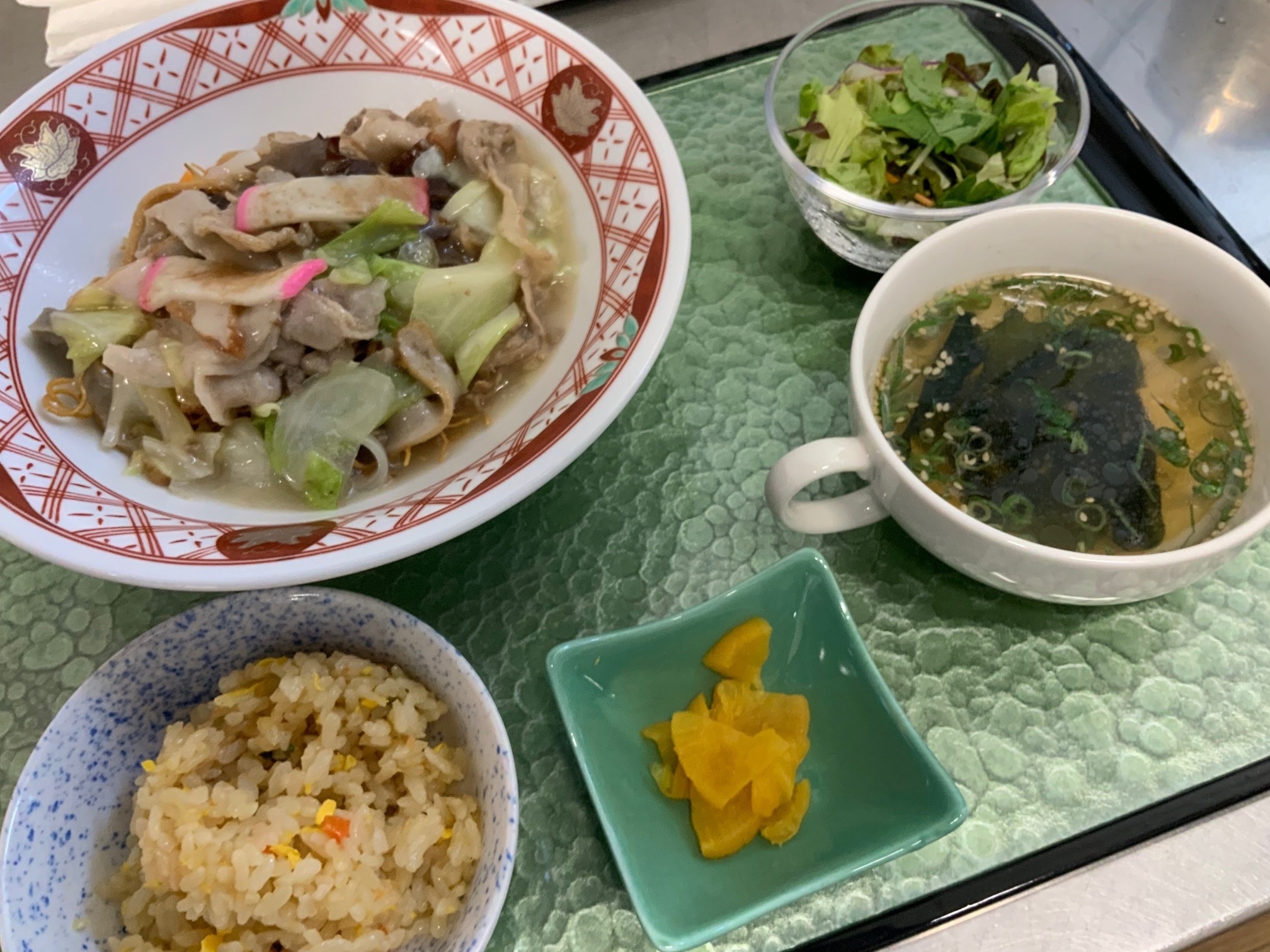 NEW　オリーブ豚白湯皿うどん（本場長崎直送麺）