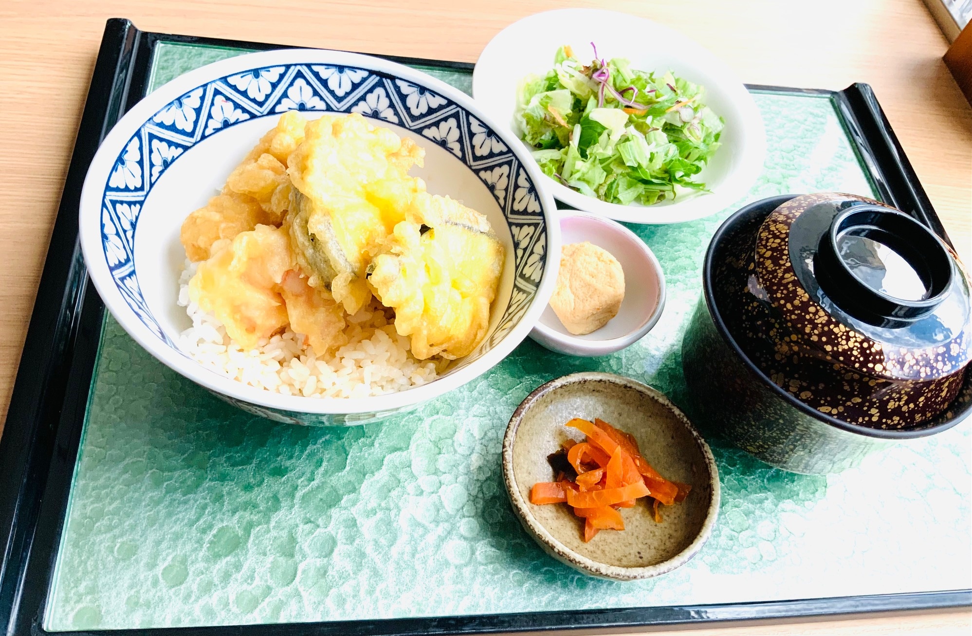 NEW　鶏と海老　三豊茄子　天丼