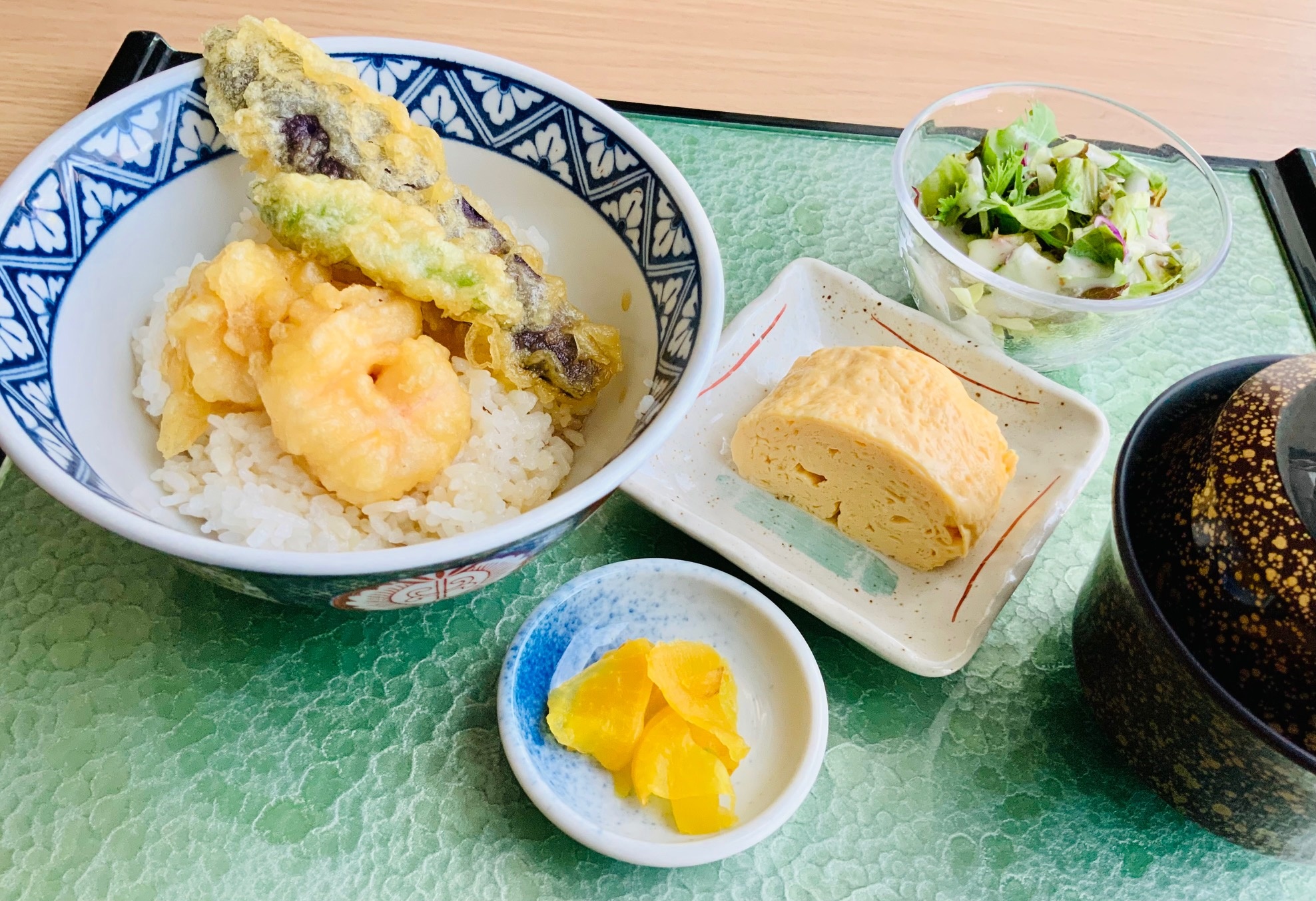 ★NEW★　海老天丼　三木町玉子出汁巻