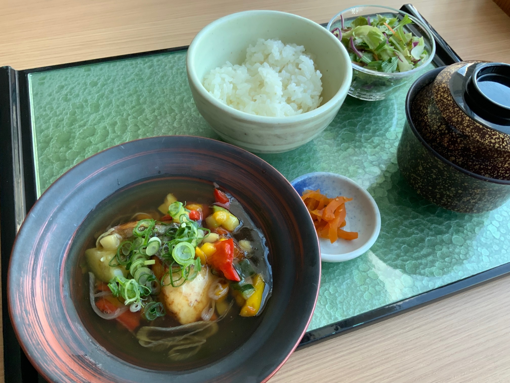 NEW 鰆の唐揚　野菜餡かけ