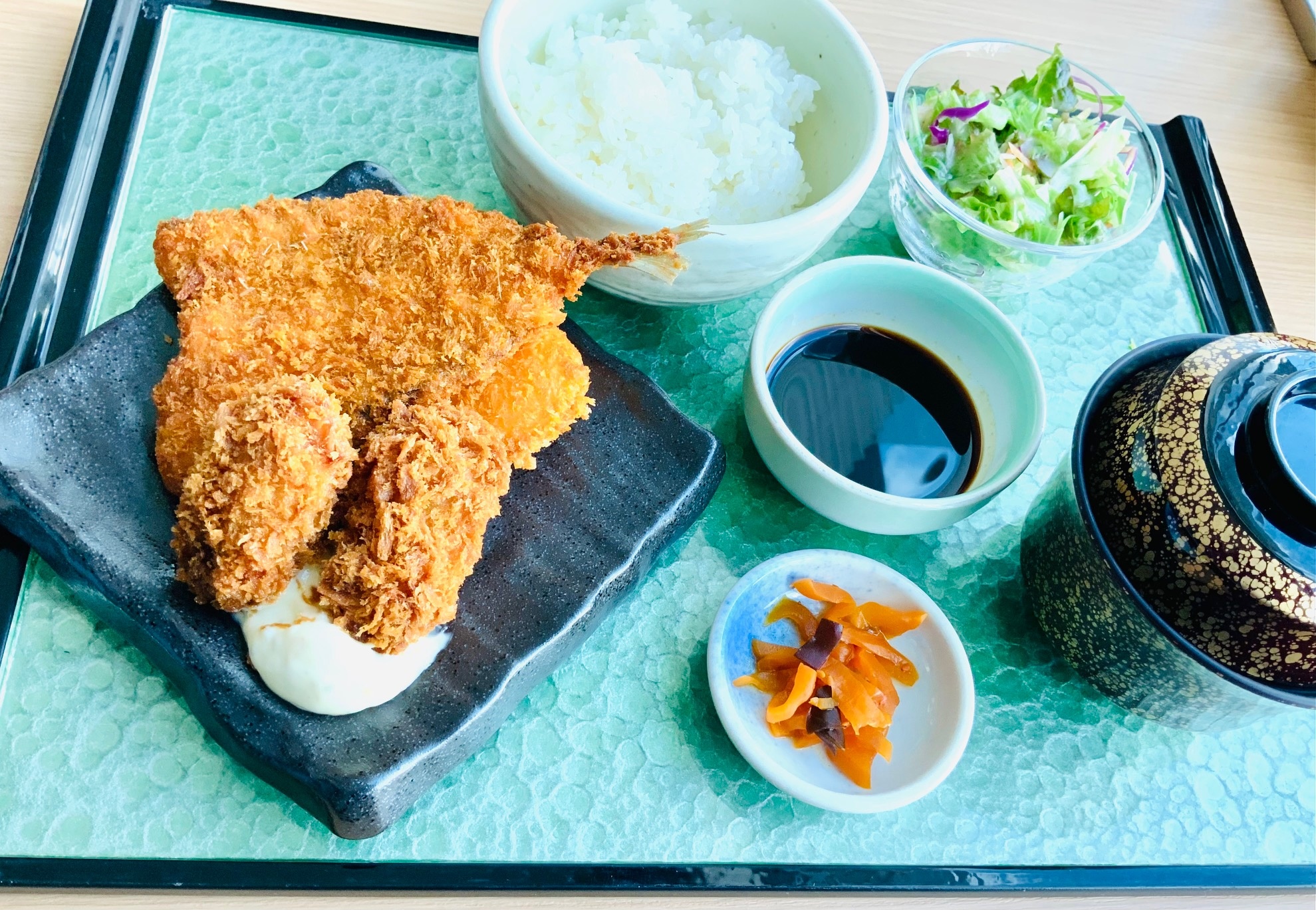 NEW 鯵フライ＆広島産牡蠣フライ定食