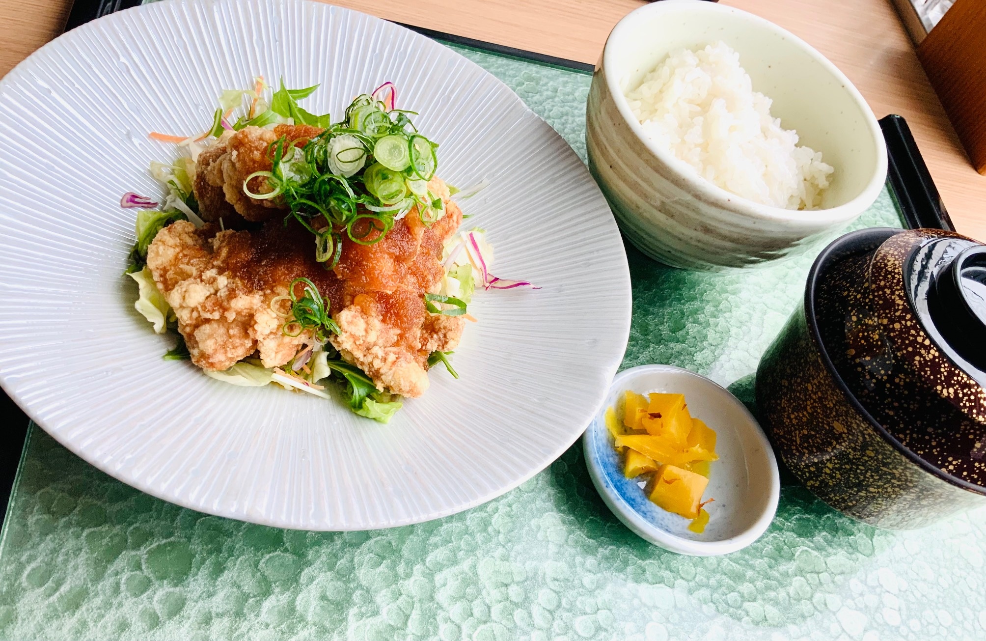 若鶏の唐揚おろし葱ポン酢