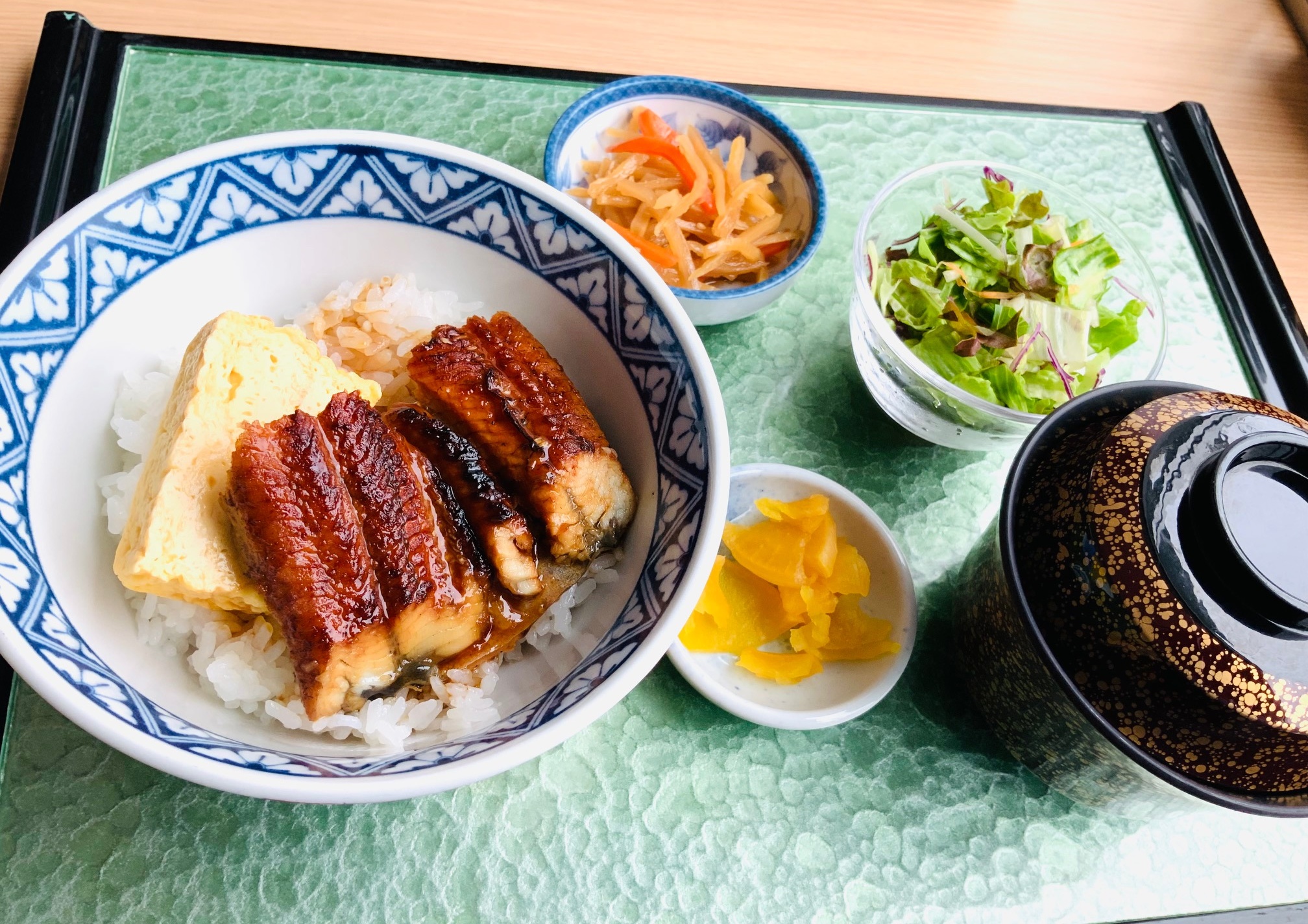 鰻丼　玉子焼き