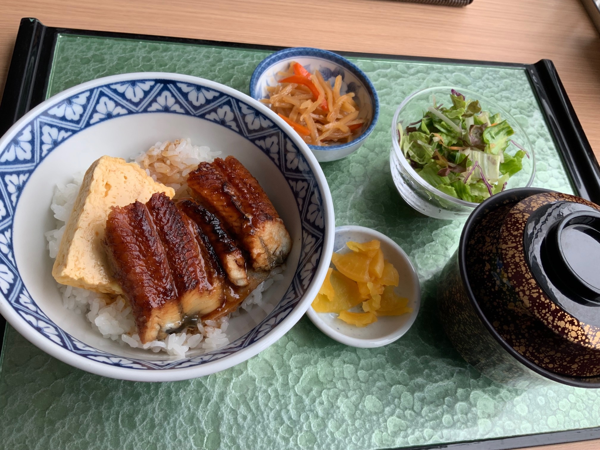 鰻丼　玉子焼き