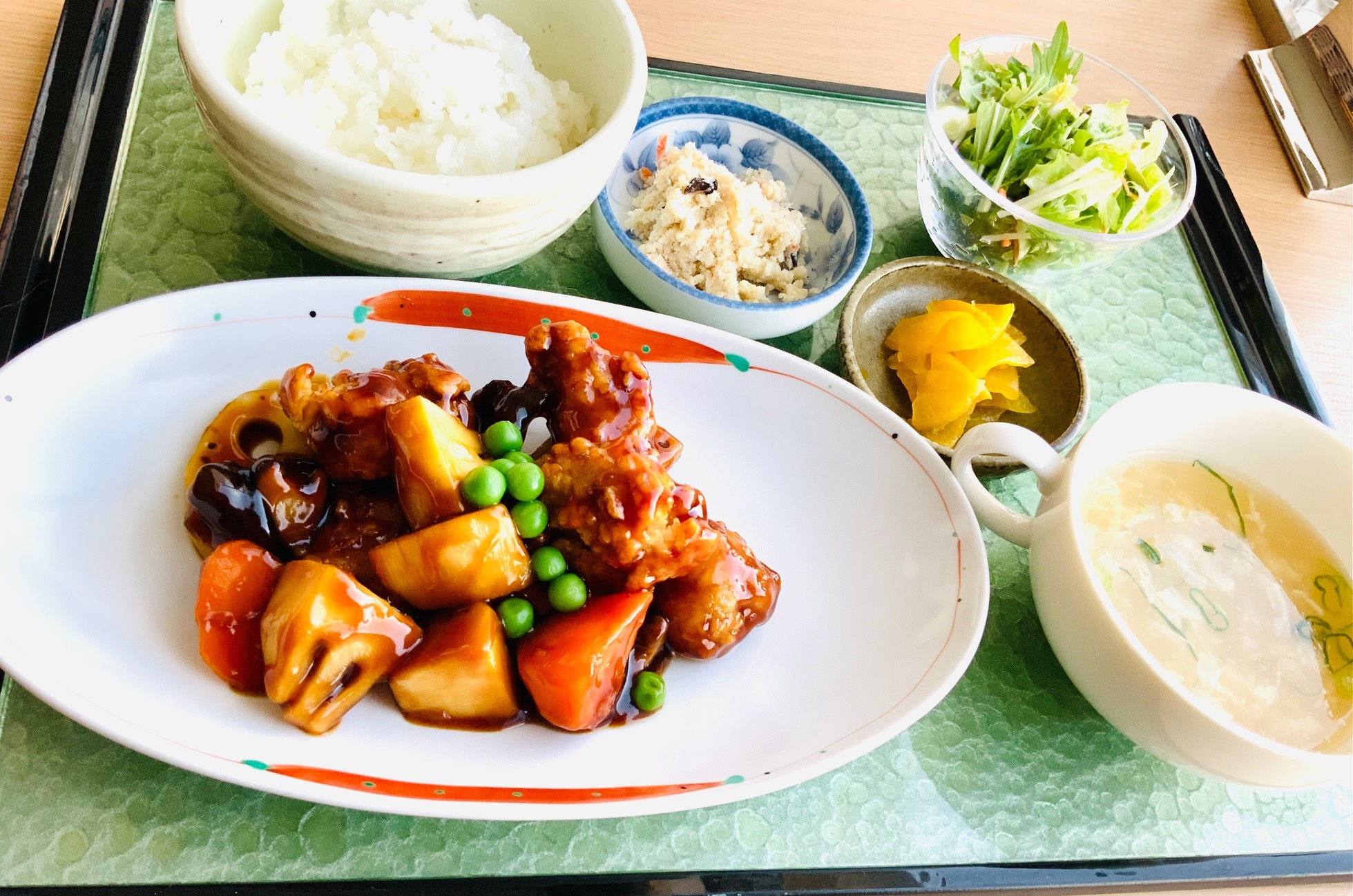 酢豚定食